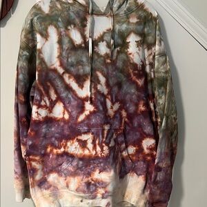 Tie-Dye Unisex Hooded Sweatshirt